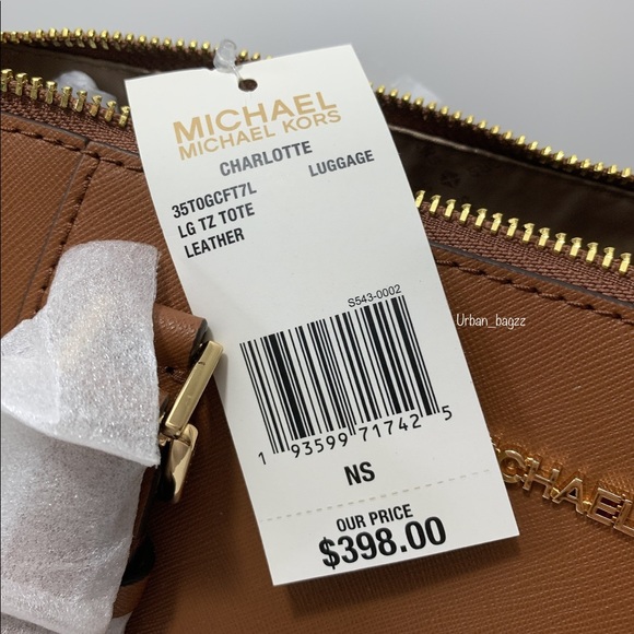 Michael Kors Charlotte Large Top Zip Tote - Picture 5 of 8
